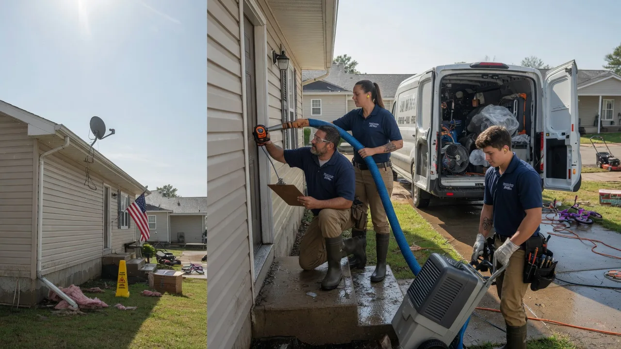 Ceiling Water Damage Restoration in Jeffersonville, GA near me